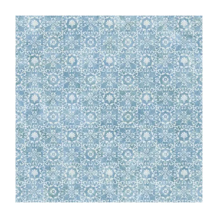 Shell Bay Blue Scallop Damask Wallpaper Sidewall Chesapeake DLR54651