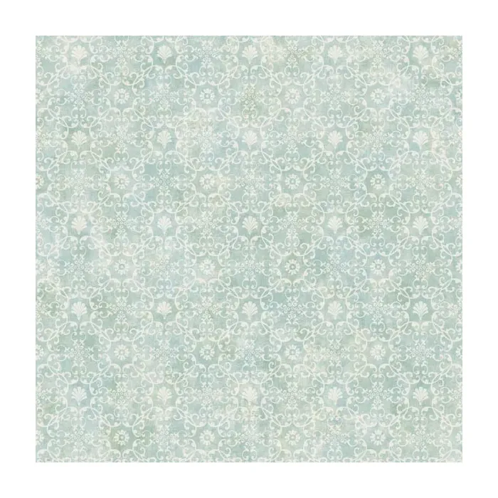 Shell Bay Teal Scallop Damask Wallpaper Sidewall Chesapeake DLR54652
