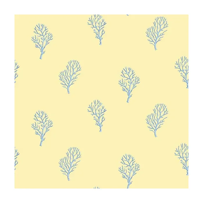 Islamorada Yellow Coral Branch Wallpaper Sidewall Chesapeake DLR54663