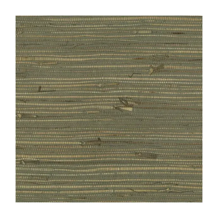 Naples Olive Grasscloth Wallpaper Sidewall Chesapeake DLR54682