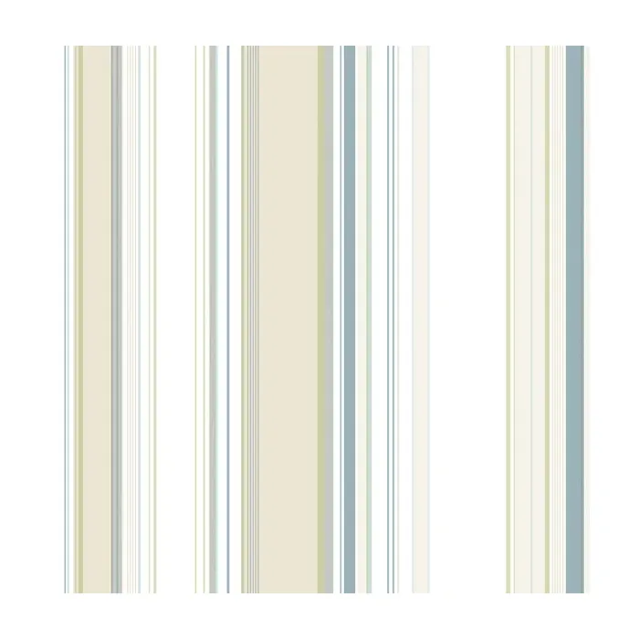 Lookout Green Stripe Wallpaper Sidewall Chesapeake DLR585116