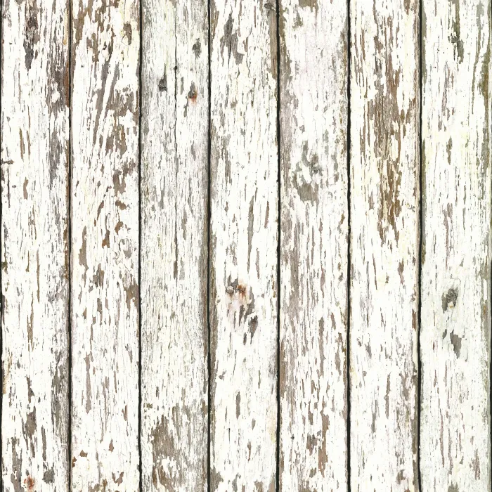 White Weathered Wood Wallpaper Sidewall Chesapeake FFR13281