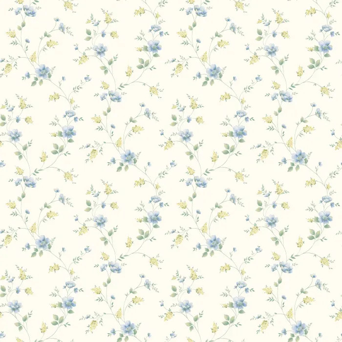 Neutrals Spring Bloom Trail Wallpaper Sidewall Chesapeake FFR21561