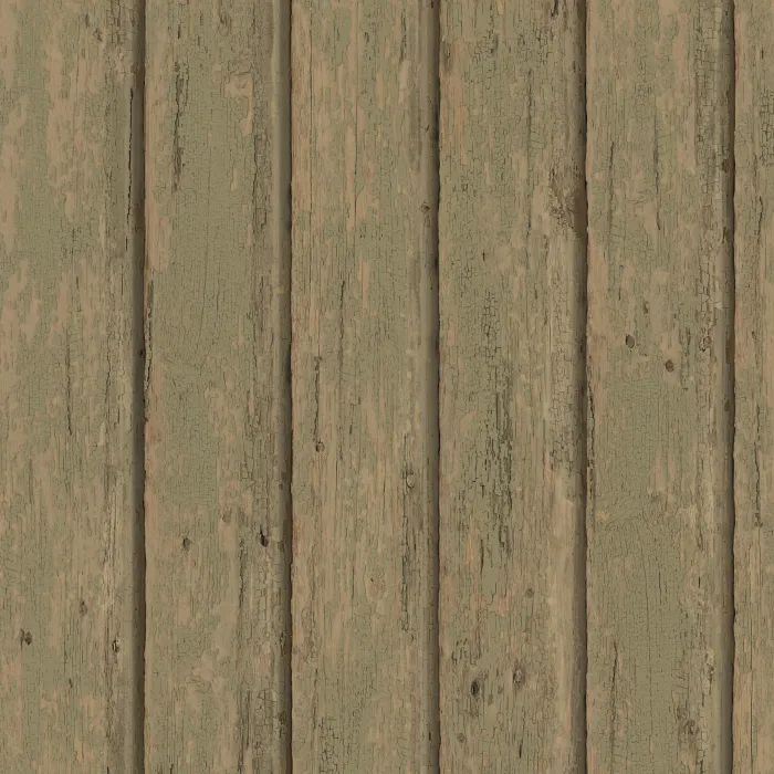 Green Weathered Clapboards Wallpaper Sidewall Chesapeake FFR66102