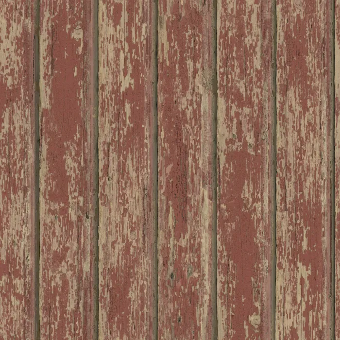 Red Weathered Clapboards Wallpaper Sidewall Chesapeake FFR66103