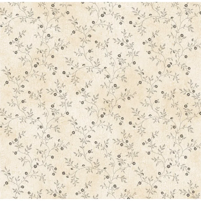 Neutral Country Vine Wallpaper Sidewall Chesapeake FFR66325