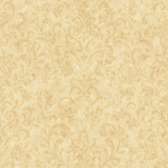 Neutrals Country Damask Wallpaper Sidewall Chesapeake FFR66343