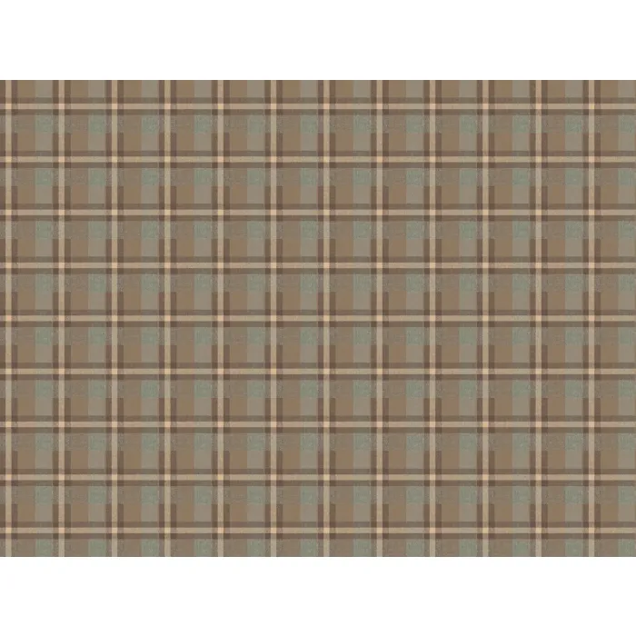 Sonny Brown Heritage Tartan Wallpaper Sidewall Chesapeake PUR09162