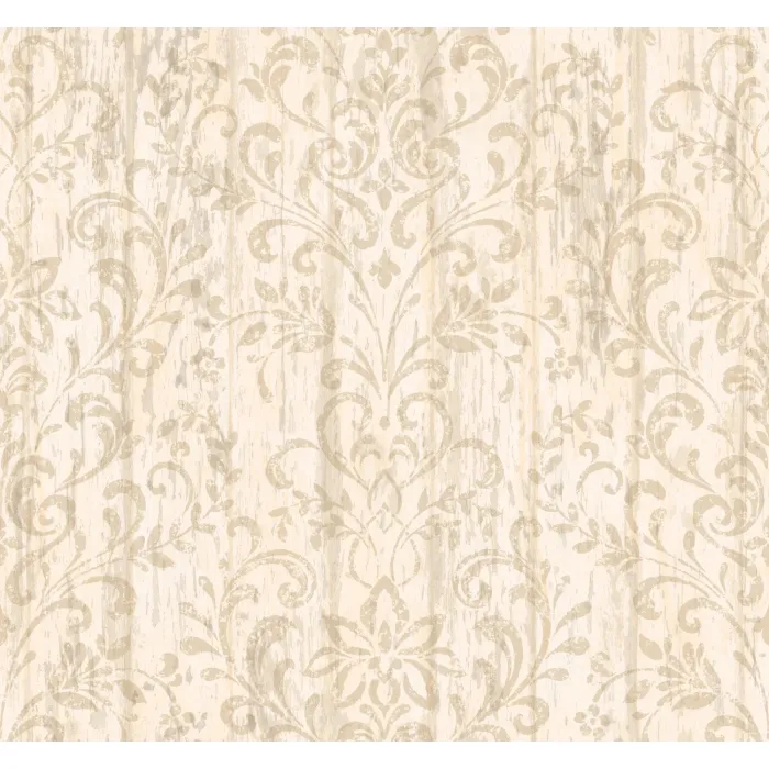 Reba Rose Country Faux Wood Wallpaper Sidewall Chesapeake PUR44023