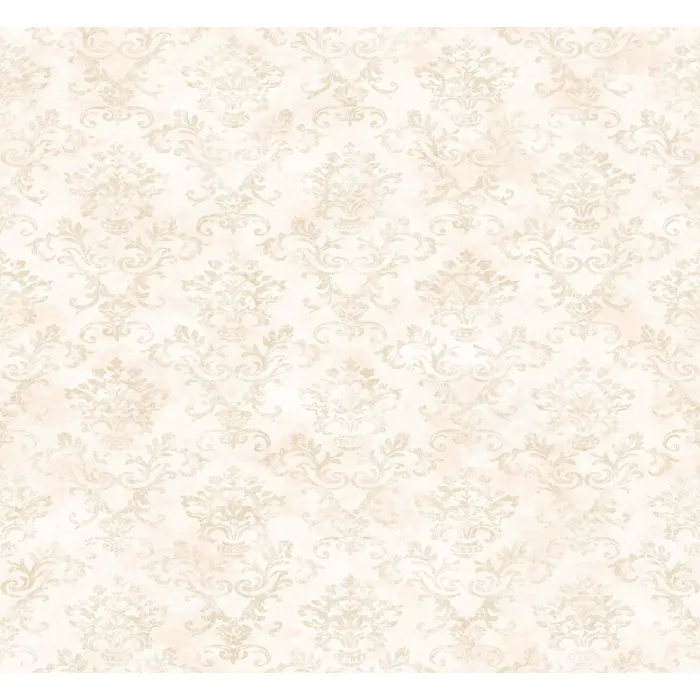 Evie Pink Country Stencil Damask Wallpaper Sidewall Chesapeake PUR66357