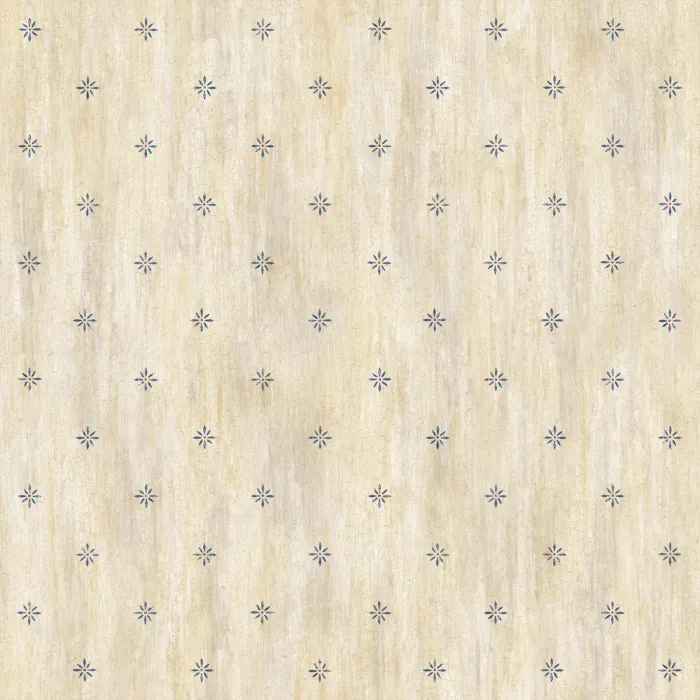 Frannie Wheat Stencil Starburst Toss Wallpaper Sidewall Chesapeake PUR66383