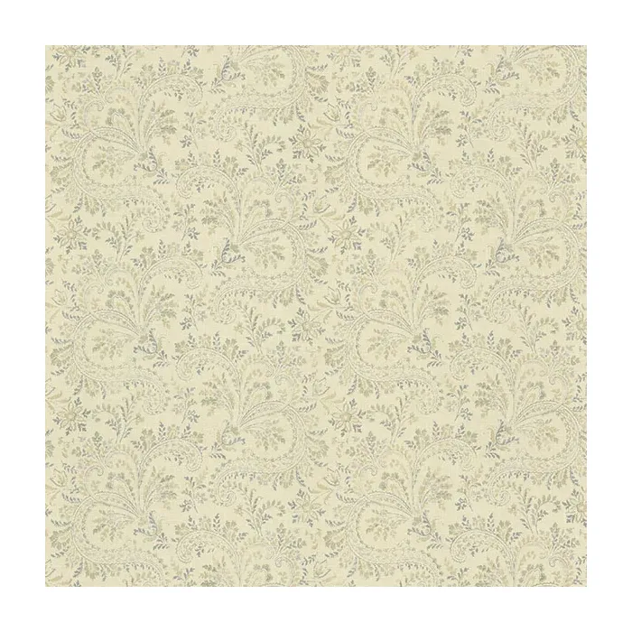 Sycamore Blue Paisley Wallpaper Sidewall Chesapeake TLL01381