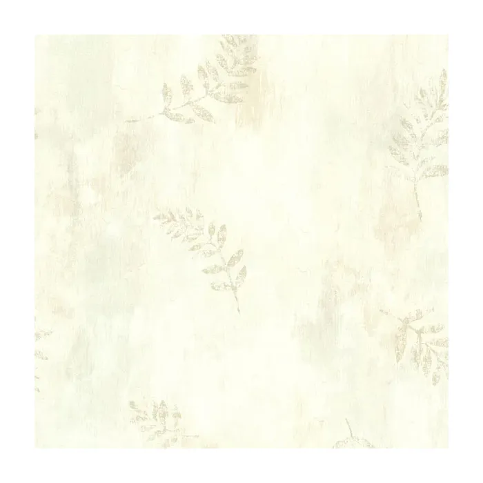 Fern Cottage Cream Leaf Toss Wallpaper Sidewall Chesapeake TLL01402
