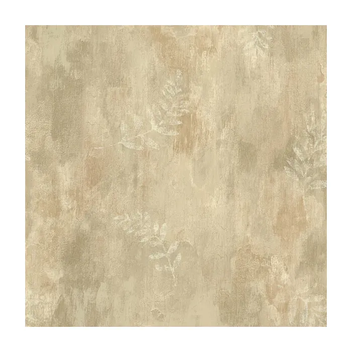 Fern Cottage Beige Leaf Toss Wallpaper Sidewall Chesapeake TLL01403
