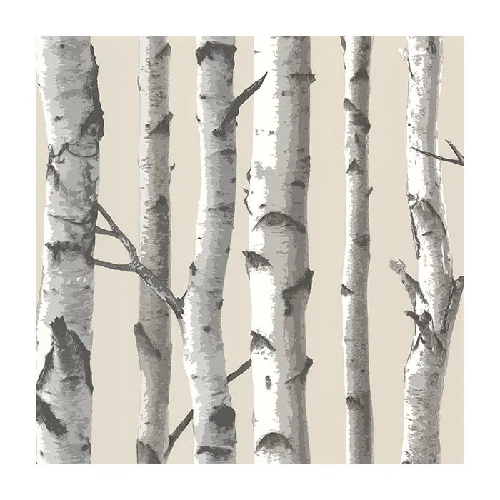 Tuxbury Beige Birch Tree Wallpaper Sidewall Chesapeake TLL21499