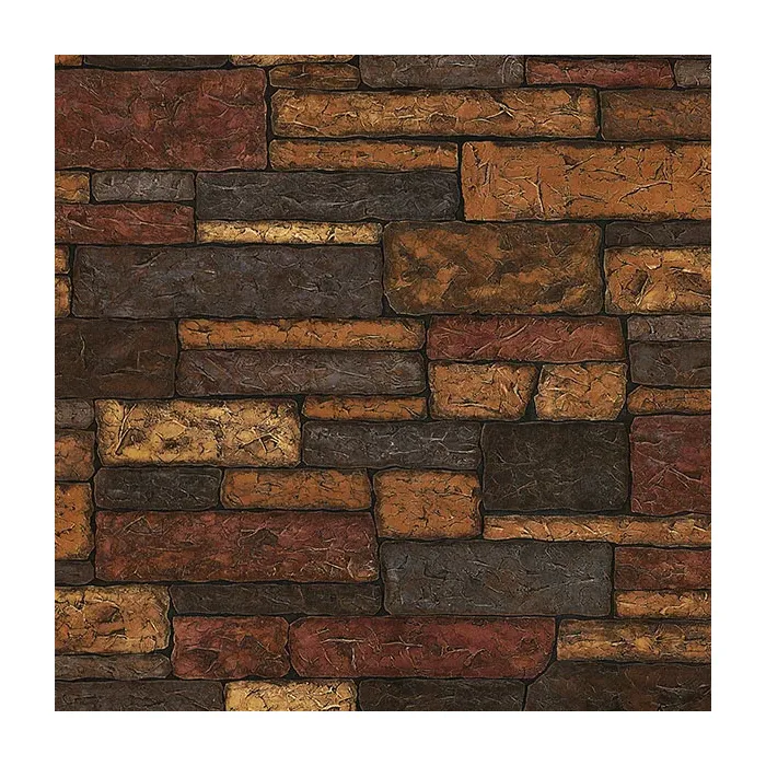 Clayton Charcoal Stone Texture Wallpaper Sidewall Chesapeake TLL41394