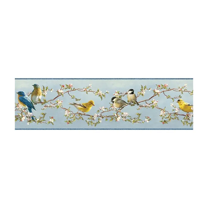 Vandalia Sky Songbird Wallpaper Border Chesapeake TLL48511B