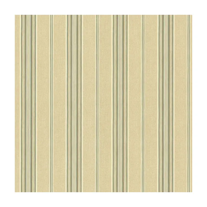 Thunderbird Green Cabin Stripe Wallpaper Sidewall Chesapeake TLL491022