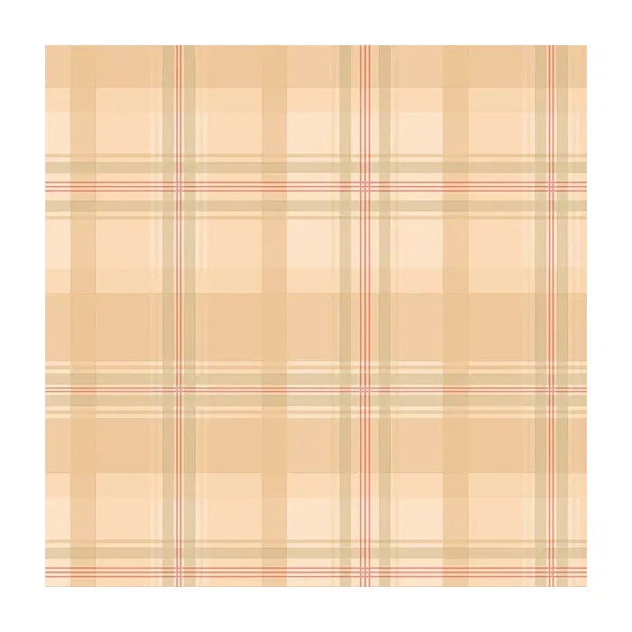 Plaid Wallpaper Medium Beige, Cream, Green, Pink Norwall Wallcovering AB27604