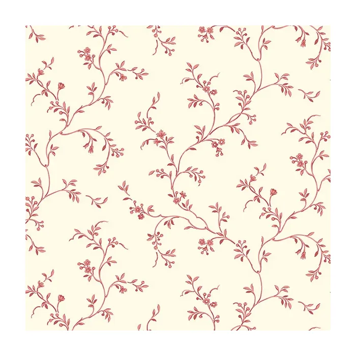 Allison's Trail Wallpaper Red, Cream Norwall Wallcovering AB27625