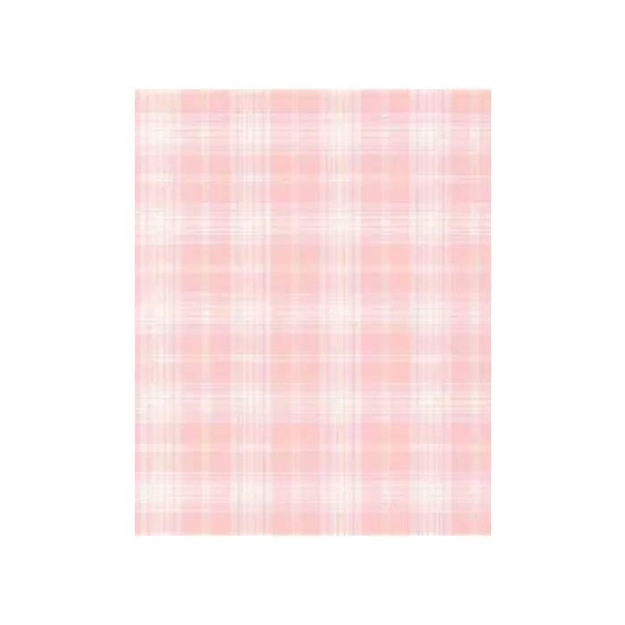Plaid Stripe Pink Wallpaper - Norwall Wallcovering