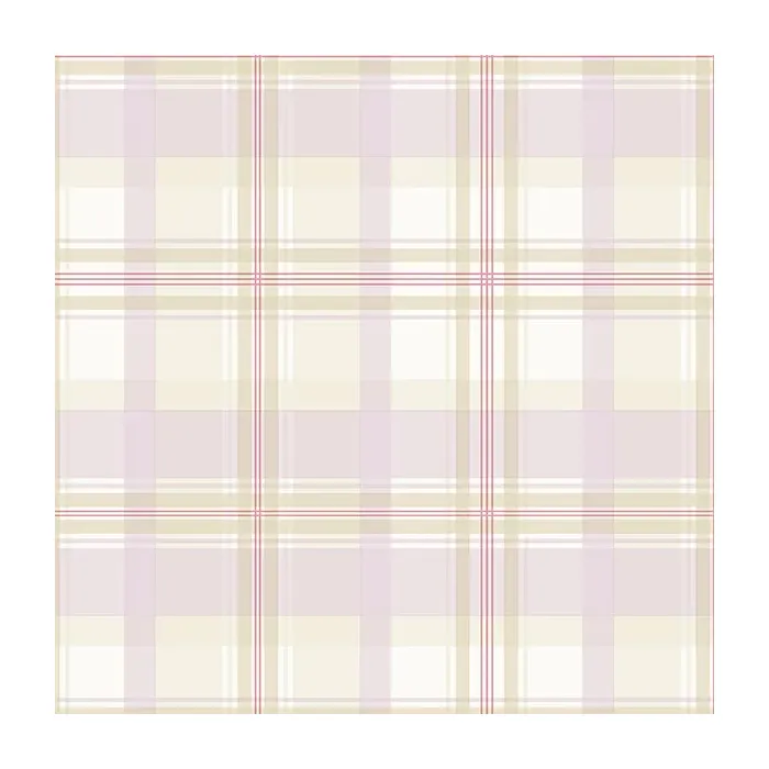 Plaid Wallpaper Purple, Pink, Cream Norwall Wallcovering AB42403