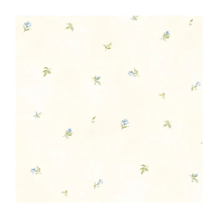 Camille's Mini Wallpaper Cream, Blue, Green Norwall Wallcovering AB42406
