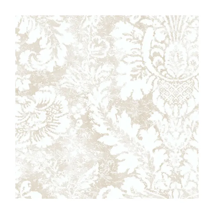 Valentine Damask Wallpaper Taupe Norwall Wallcovering AB42421