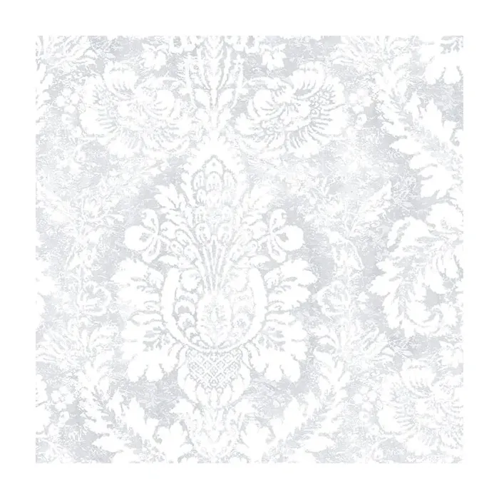 Valentine Damask Wallpaper Grey Norwall Wallcovering AB42424