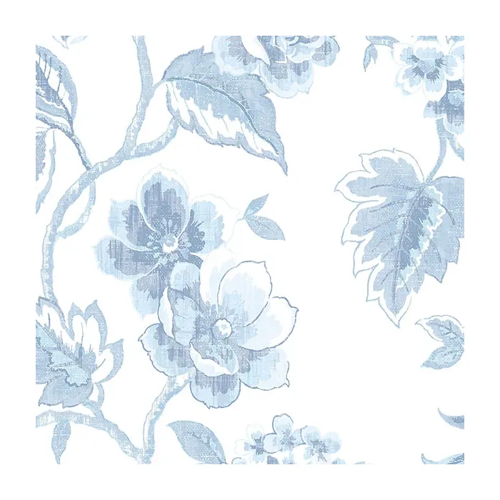 Chloe Wallpaper Blue, Light Blue Norwall Wallcovering AB42440