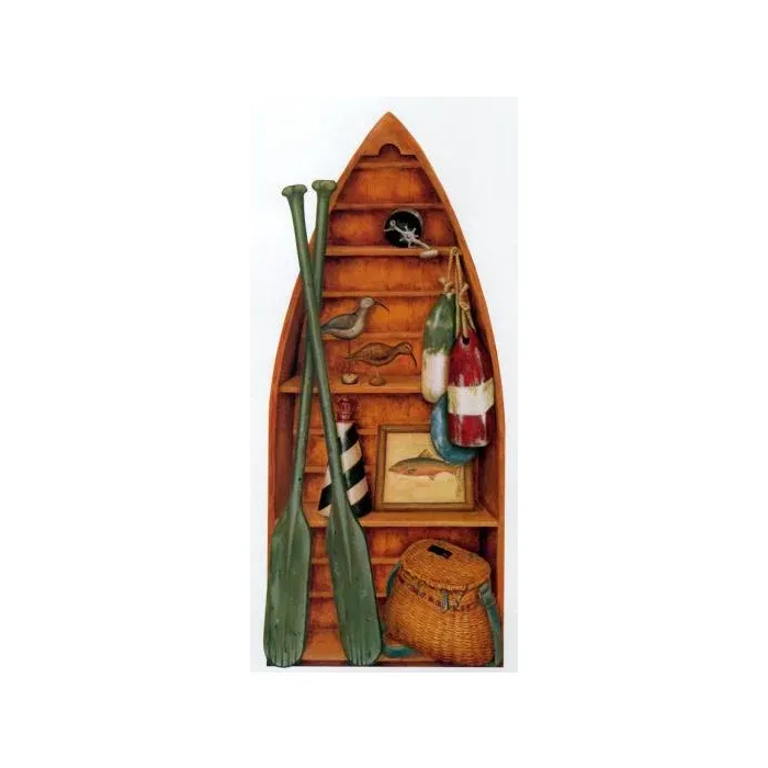Row Boat Wallpaper Accent Mural AC2877M