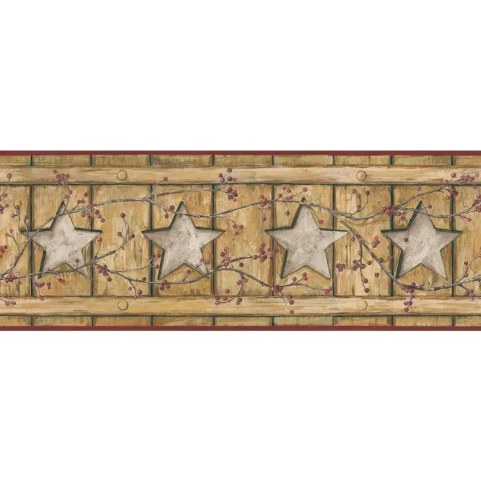 Country Keepsakes Country Cutout Star Wallpaper