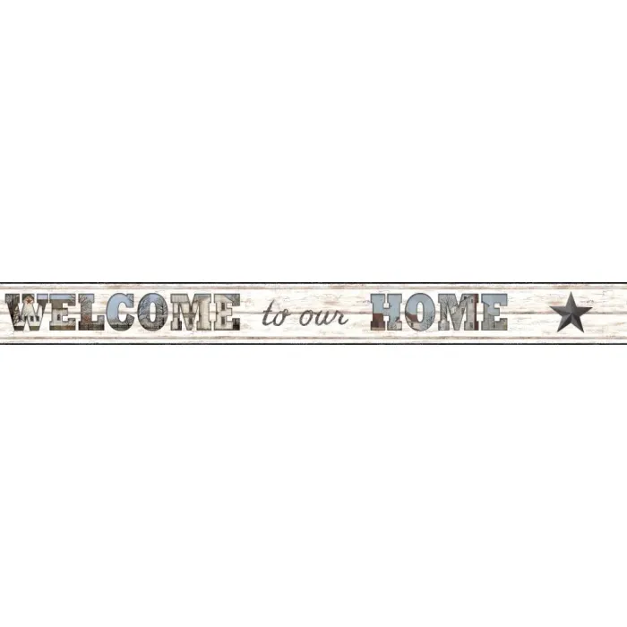 Country Keepsakes Welcome To Our Home Border Wallpaper