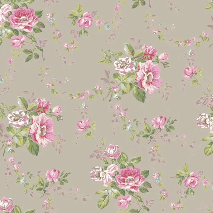 Ashford House Blooms Victorian Garden Wallpaper