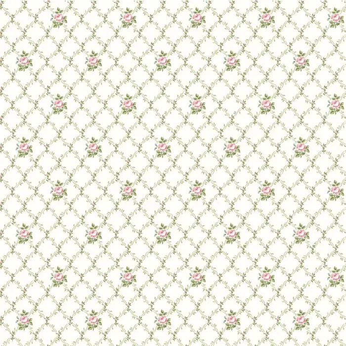 Ashford House Blooms Victorian Garden Toss Wallpaper