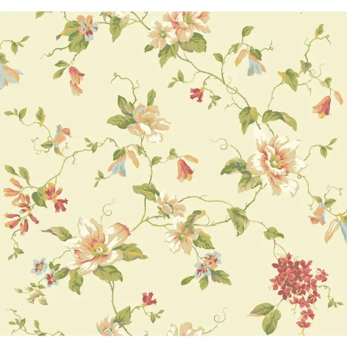 Ashford House Blooms Magnolia Wallpaper