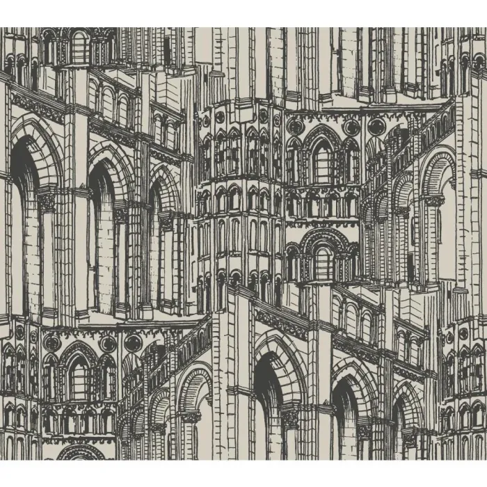 American Classics Architectural Drawing Wallpaper