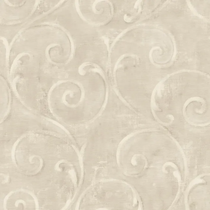 American Classics Textured Scroll Wallpaper