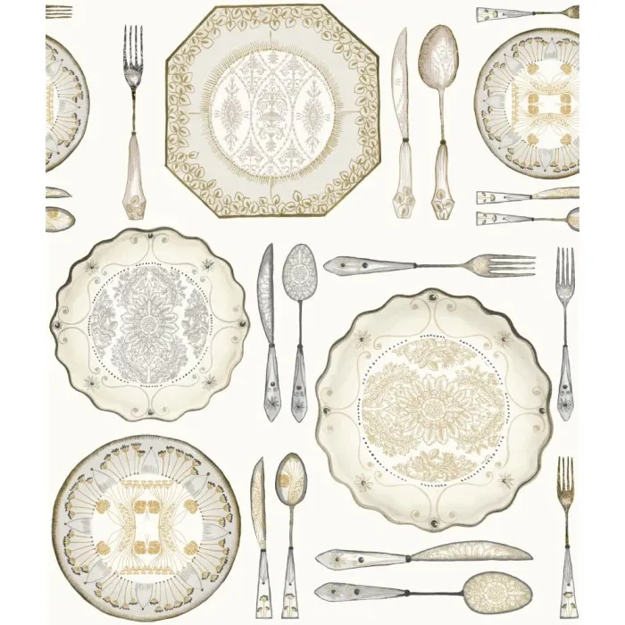 American Classics Dinnerware Wallpaper