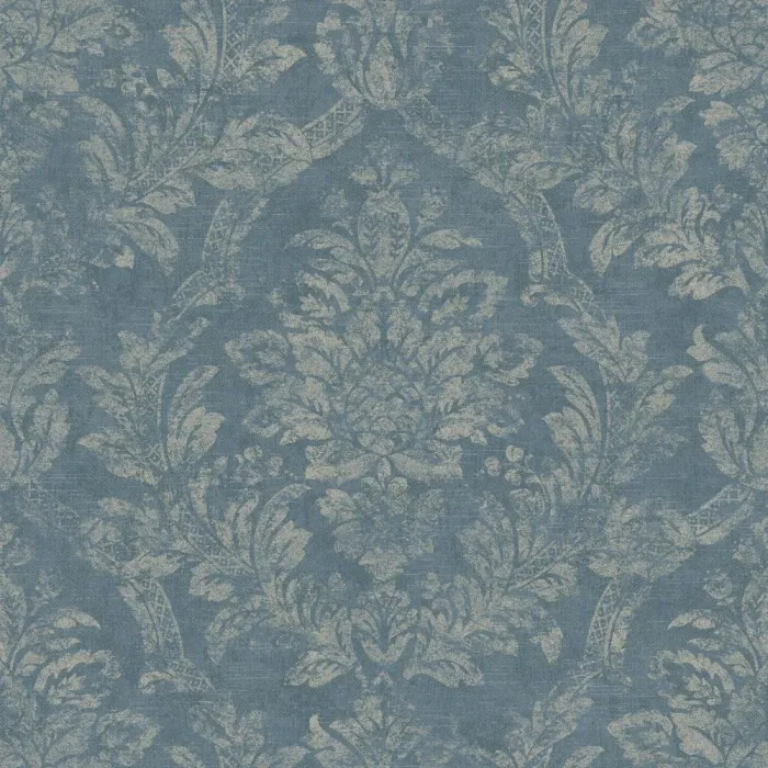 American Classics Distressed Damask Wallpaper