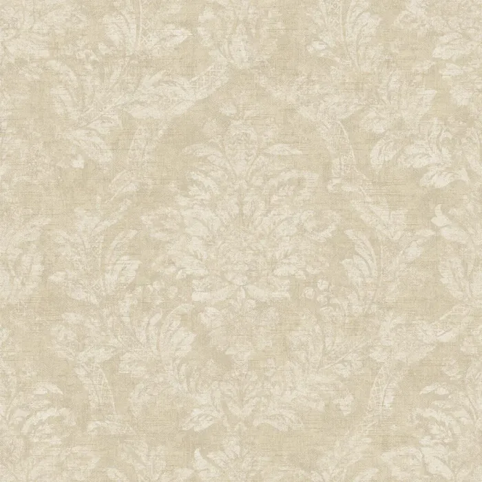 American Classics Distressed Damask Wallpaper