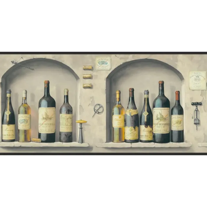 American Classics The Wine Is Fine Border