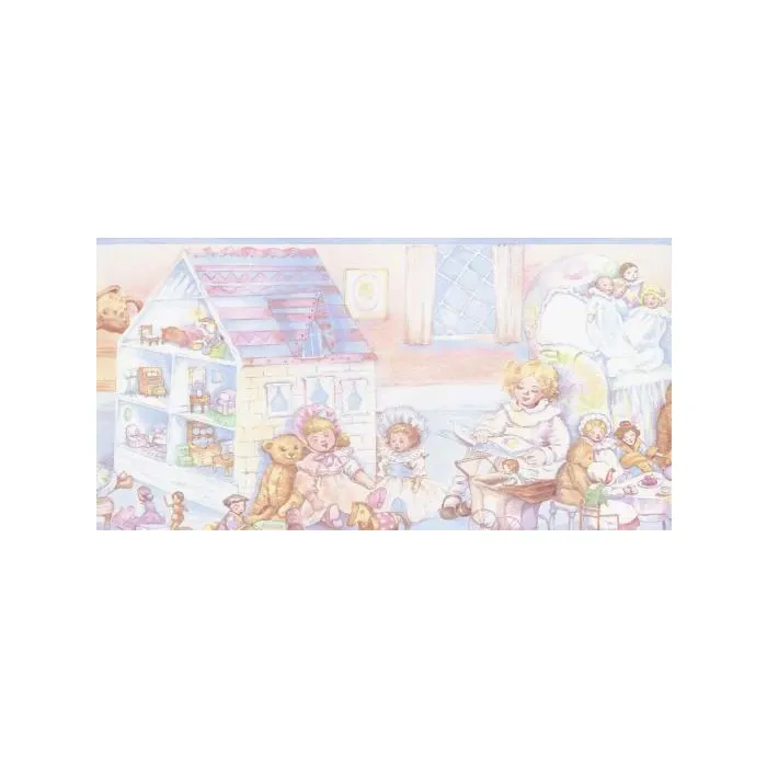 Girls Playroom Wallpaper Border