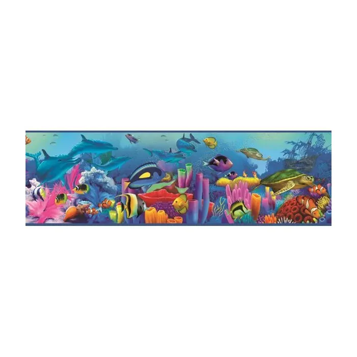 Ocean Underwater Garden & Sea Life - Chesapeake Wallcovering