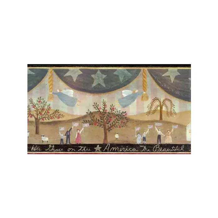 God Shed His Grace Wallpaper Border