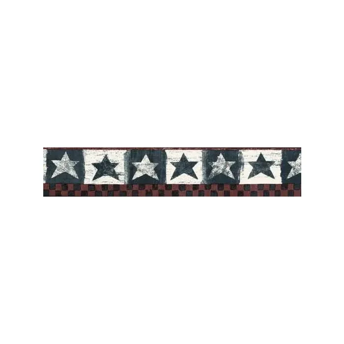Americana Star Wallpaper Border