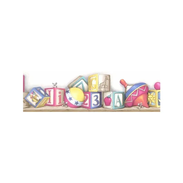 Childrens Toy Wallpaper Border
