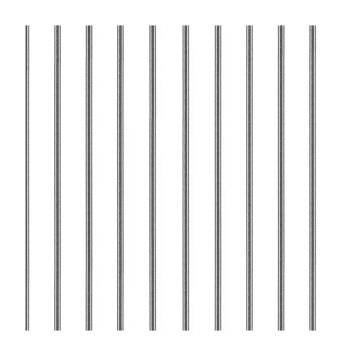 Ticking Stripe Wallpaper Black Norwall Wallcovering BW28705