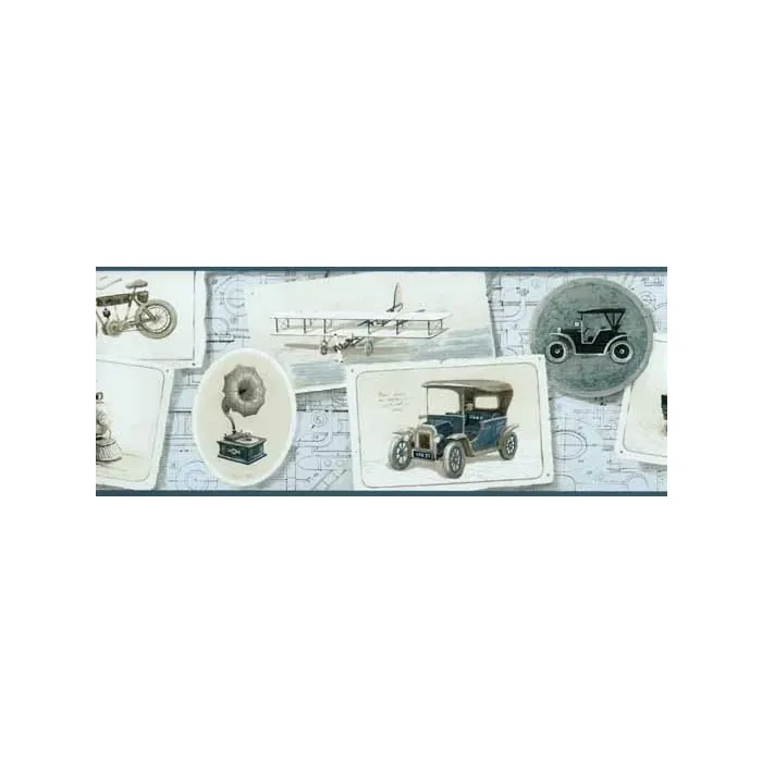 Things of Yesterday Wall Border