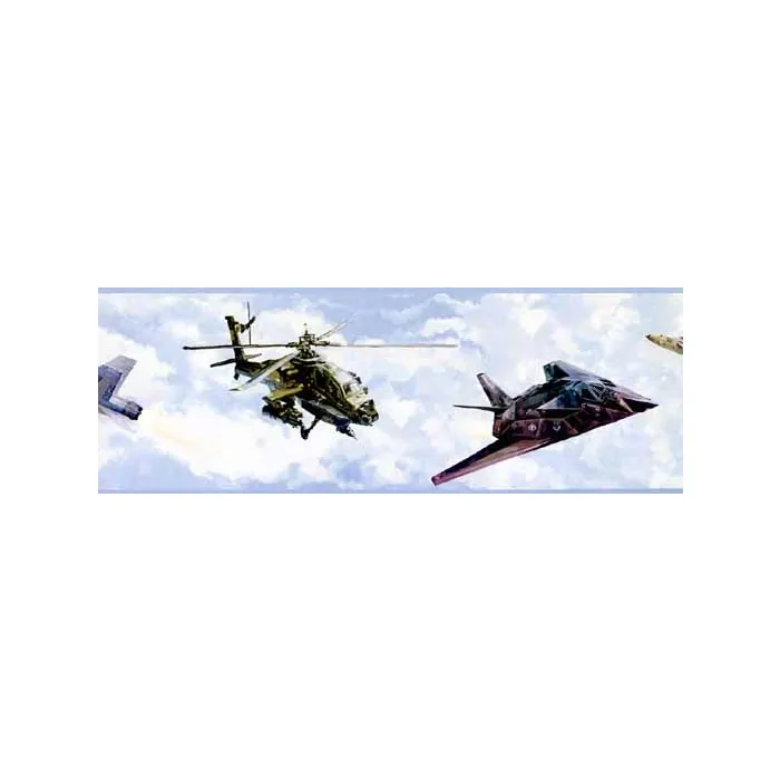 Military Aircraft Wallpaper Border